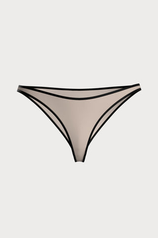 La Parisienne Dark Beige Brief