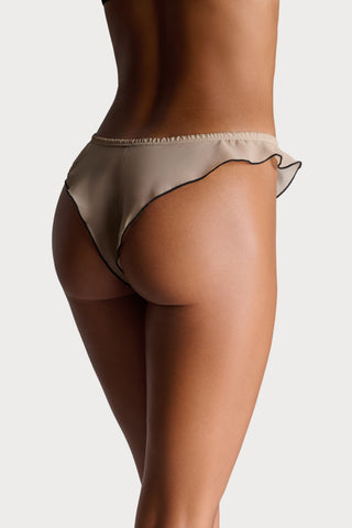 La Parisienne Dark Beige French Knicker