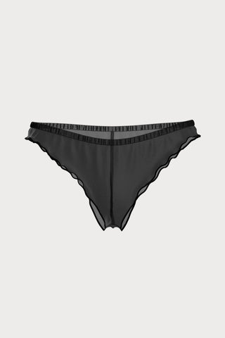 La Parisienne Black French Knicker