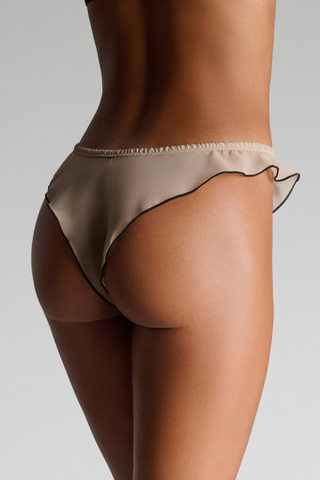 La Parisienne Dark Beige French Knicker