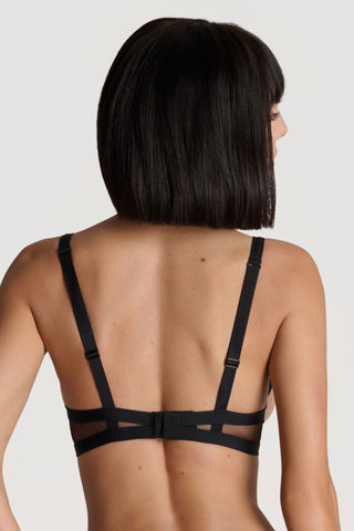 Maison Close Pure Tentation Black Open Bra