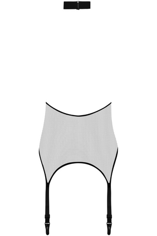 Maison Close Pure Tentation American Collar Black Suspender Top