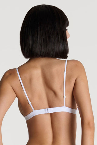 Maison Close Pure Tentation Sheer White Wireless Triangle Bra