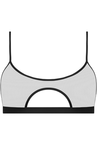 Maison Close Pure Tentation Sheer Black Wireless Bralette