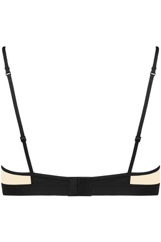 Sheer Black & Nude Wireless Bralette Maison Close Pure Tentation 