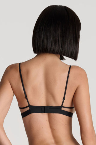 Maison Close Pure Tentation Sheer Black & Nude Wireless Bralette