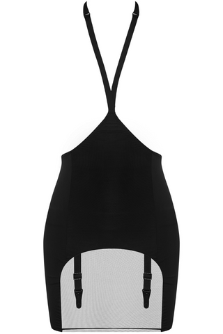 Maison Close Pure Tentation Black Open Back Harness Skirt - Black Lingerie