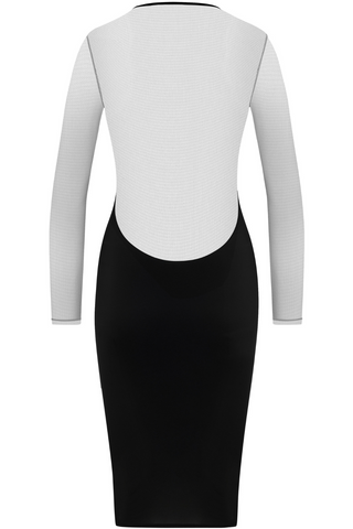 Maison Close Pure Tentation Black Midi Dress Long Sleeves - Sexy Dress