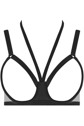 Maison Close Pure Tentation Black Open Underwired Bra