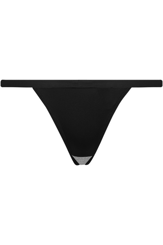 Maison Close Pure Tentation Black Openable Mini Thong - Ouvert Knickers