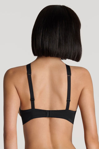 Maison Close Pure Tentation Black & Nude Scarf Underwired Bra