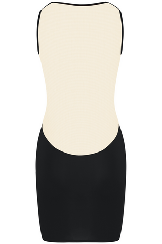 Black & Nude Short Dress Maison Close Pure Tentation