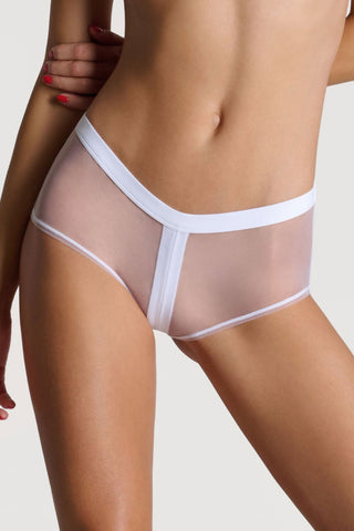 Maison Close Pure Tentation White Openable Shorty