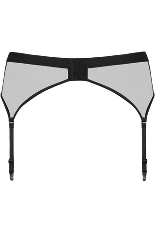 Maison Close Pure Tentation Black Suspender Belt - Black Lingerie