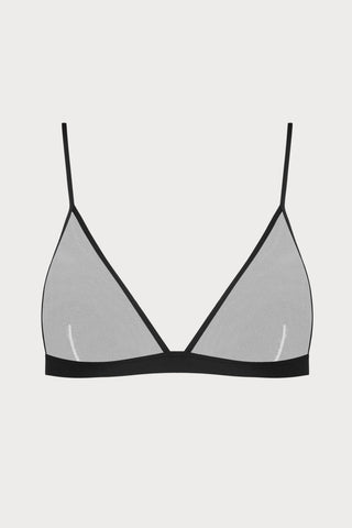 Pure Tentation Triangle Bra in Black