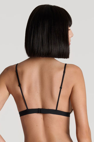 Maison Close Pure Tentation Sheer Black & Nude Wireless Triangle Bra