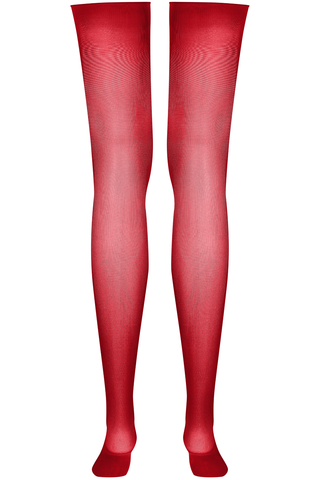 Red Cut & Curled Stockings 40 Denier