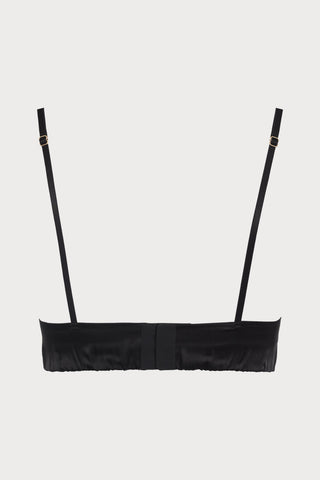 Rendez-Vous Silk & Lace Triangle Bustier Bra