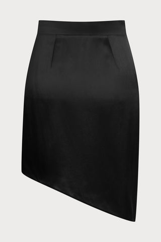 Rendez-Vous Asymmetrical Silk Skirt