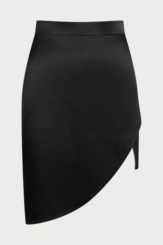 Rendez-Vous Asymmetrical Silk Skirt