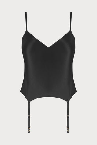 Rendez-Vous Silk Suspender Top