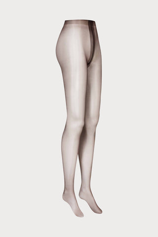 Maison Close Satin Tights Brown 10 Denier