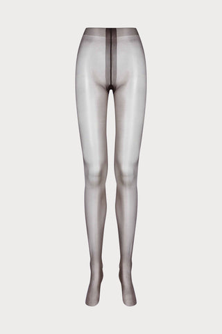 Maison Close Satin Tights Smoke 10 Denier