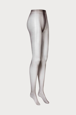 Maison Close Satin Tights Smoke 10 Denier
