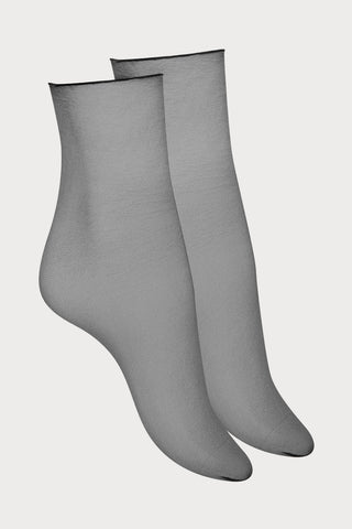 Sheer Cut & Curled Socks