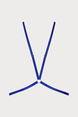 Maison Close Signature Harness Blue - Naughty Knickers