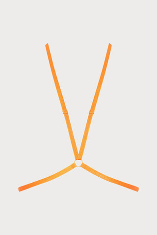 Maison Close Signature Harness Orange - Naughty Knickers