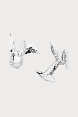 Maison Close Silver Bunny Cufflinks - Naughty Knickers