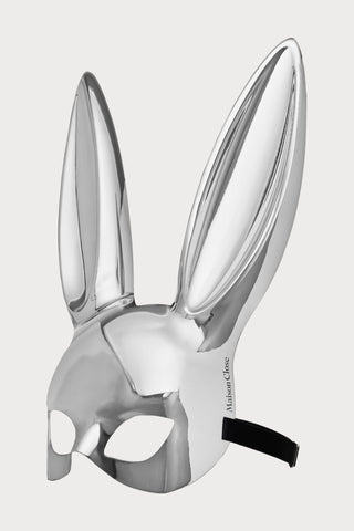 Maison Close Silver Mirror Bunny Mask - Naughty Knickers
