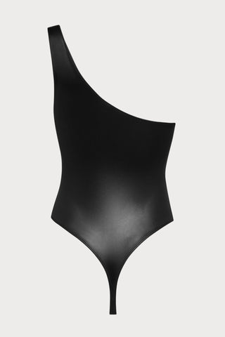Maison Close Splash Black Asymetric Thong Swimsuit - Naughty Knickers