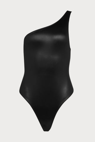 Maison Close Splash Black Asymetric Thong Swimsuit - Naughty Knickers