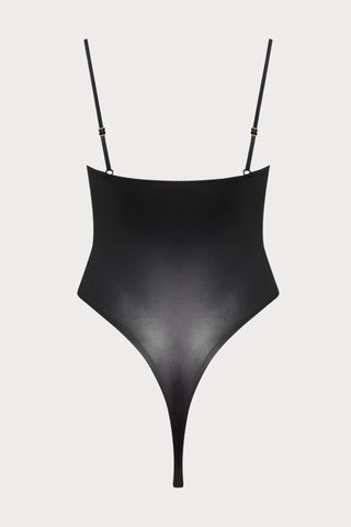 Maison Close Splash Black Thong Swimsuit - Naughty Knickers