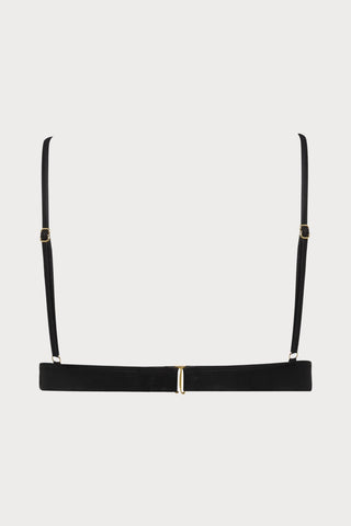 Maison Close Splash Black Triangle Bikini Top - Naughty Knickers