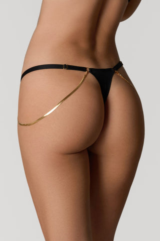 Maison Close Tapage Nocturne Black Mini Thong