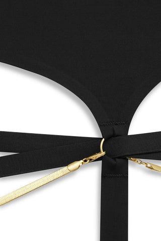 Maison Close Tapage Nocturne V Neck Thong Bodysuit - Naughty Knickers