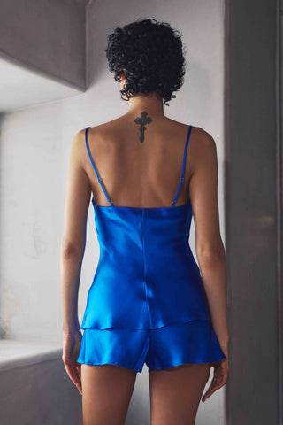 Marjolaine Betty Blue Silk Camisole