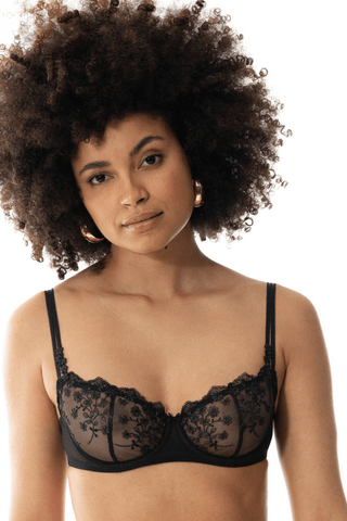 Mey Delightful Underwired Balconette Bra Black