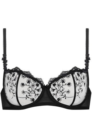 Mey Delightful Underwired Balconette Bra Black