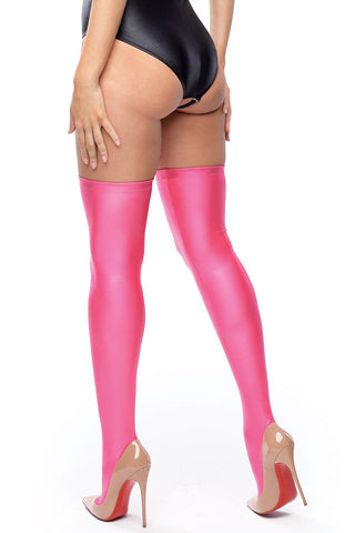 missO Lycra Glossy Pink Opaque Hold-Ups