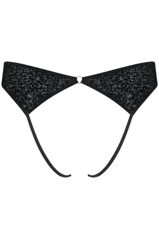 Muse by Coco de Mer Ava Open Back Brief Black