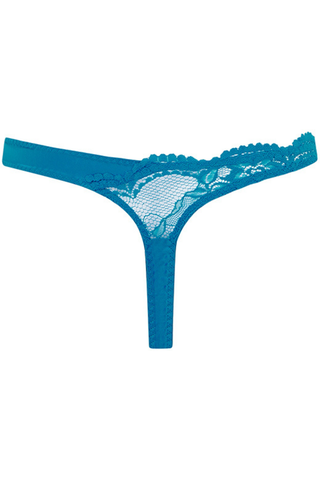 Muse by Coco de Mer Elise Thong Blue