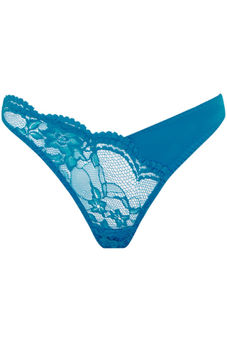 Muse by Coco de Mer Elise Thong Blue