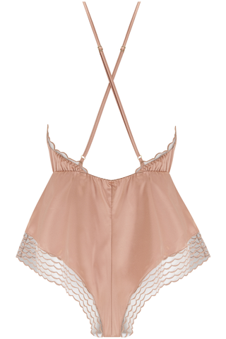 Muse by Coco de Mer Talia Teddy Warm Taupe
