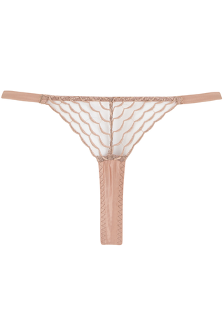Muse by Coco de Mer Talia Thong Warm Taupe