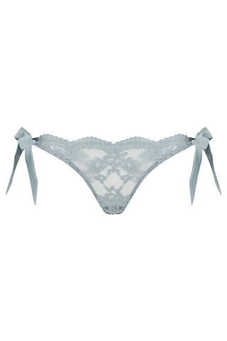 Muse by Coco de Mer Viola Tie Side Brief Pale Blue