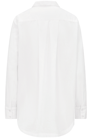 Nudea Organic Cotton PJ Shirt White